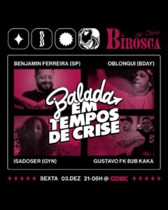 balada em tempos de crise